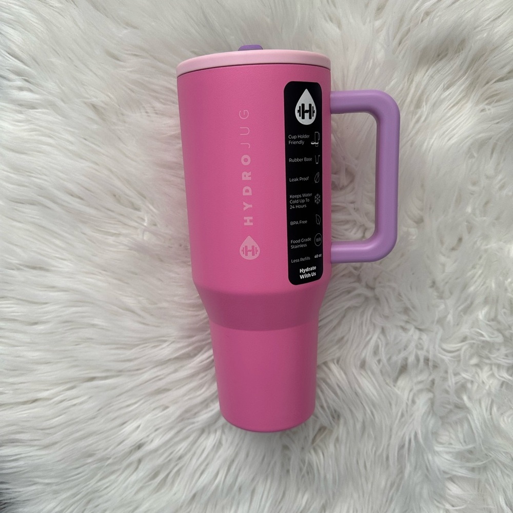 Hydrojug Traveler Tumbler Pink Sugar 40oz